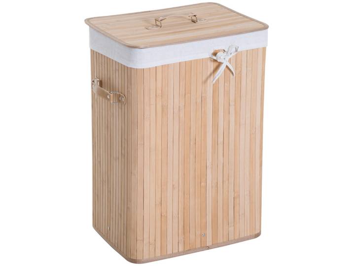ComfortXL Wäschekorb De-18824 klappbar mit Deckel & abnehmbarem Beutel Beige, 40x60x30 cm, Haushalt & Reinigung, Wäschepflege, Wäschekörbe & Wäschetonnen