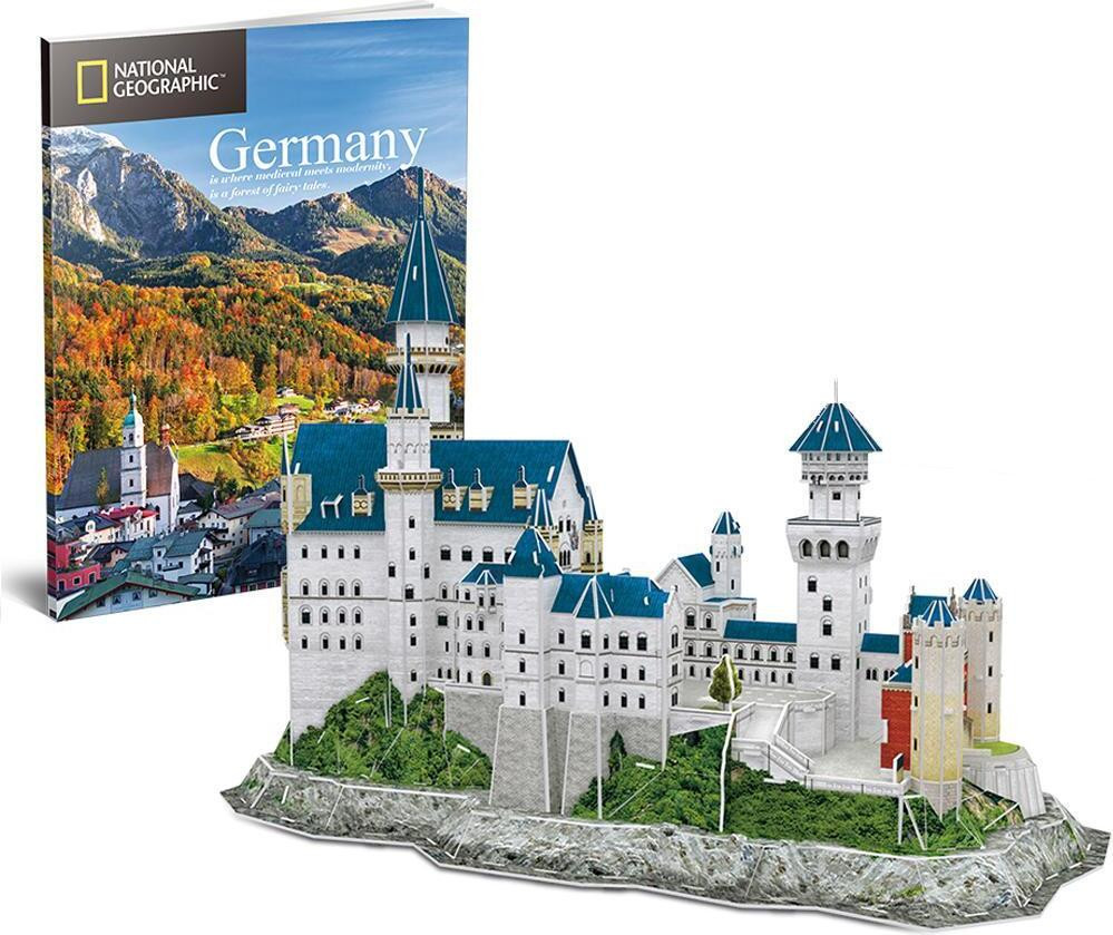 CubicFun 3D Puzzel Kasteel Neuschwanstein - 121 stukjes