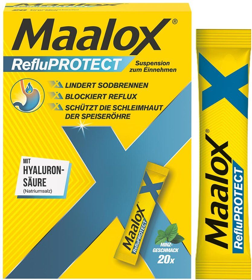 MAALOXAN Maalox® RefluProtect Suspension bei Sodbrennen und Reflux