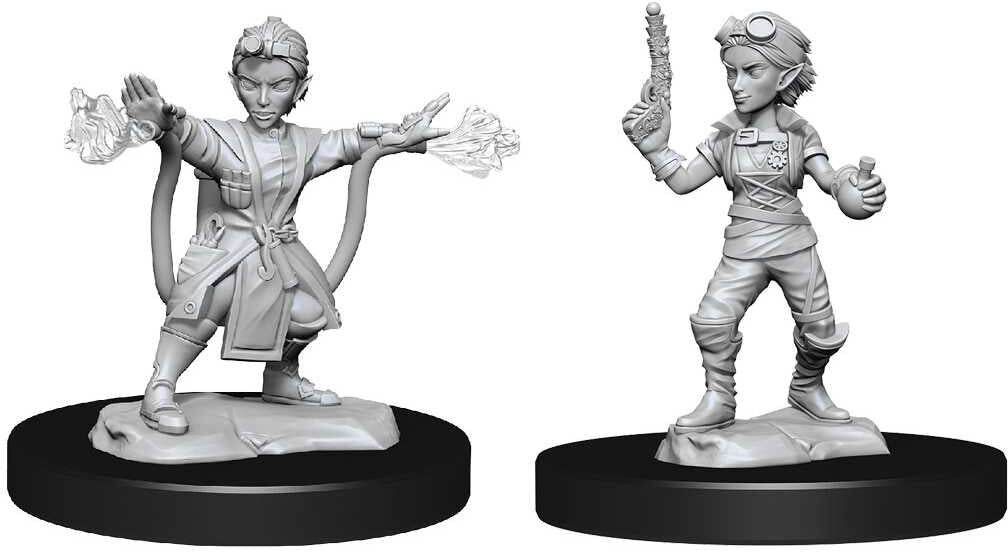 Wiz Kids LLC Dungeons & Dragons Gnome Artificer Female Unpainted Miniature by Nolzur’s Marvelous Miniatures for Tabletop Roleplaying Games