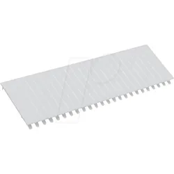 HAGER S35S - Abdeckstreifen, univers Z, 219 mm, für 12 PLE, brechbar