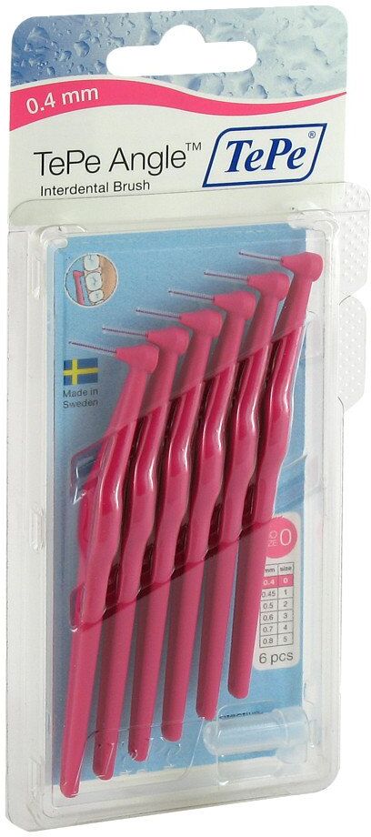 Tepe Angle Interdentalbürste 0,4mm pink 6stk