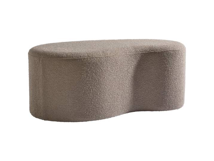 Mid.you Hocker, Hellbraun, 93x37x49 cm, Wohnzimmer, Hocker, Sitzhocker