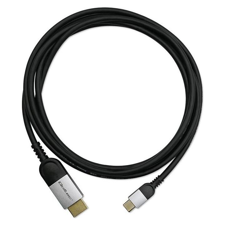 Qoltec USB-C zu HDMI 4K Kabel 60Hz 32AWG 2m (2 m) (50438)