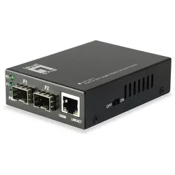 LevelOne GVT-2011 Netzwerk Medienkonverter 1000 Mbit/s Grau