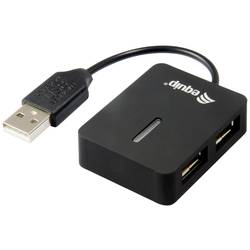 Equip 128952 USB-Hub 2 Port USB-A USB 2.0 480 MBit/s Schwarz Equip Life 4 Ports Travel USB Hub - Hub - 4 x USB 2.0
