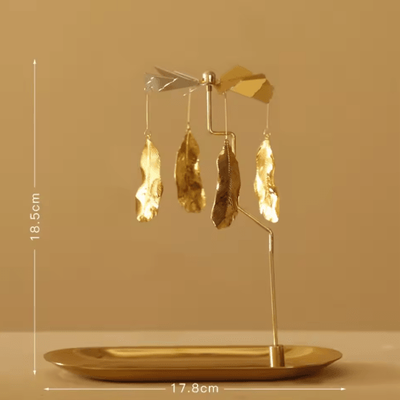 Inspire Picks Rotating Gold Tealight Candle Holder For Romantic Home & Wedding Decor without Tray 3