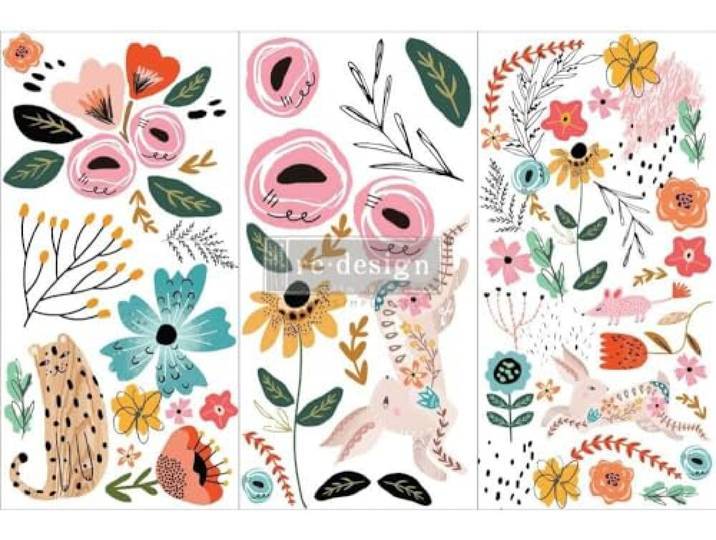 Prima Marketing Re-Design Decor Transfers 6 X12 3/Sheets-Spring Awakening -RE656768