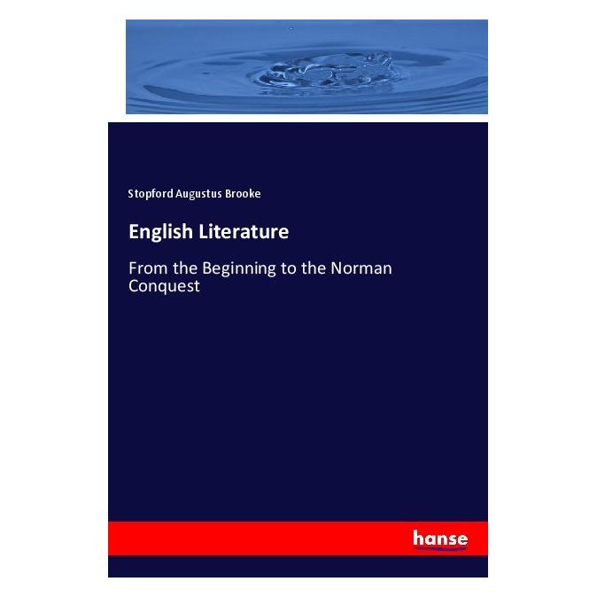 Hansebooks English Literature (Englisch, Softcover, Stopford Augustus Brooke) (56081194)
