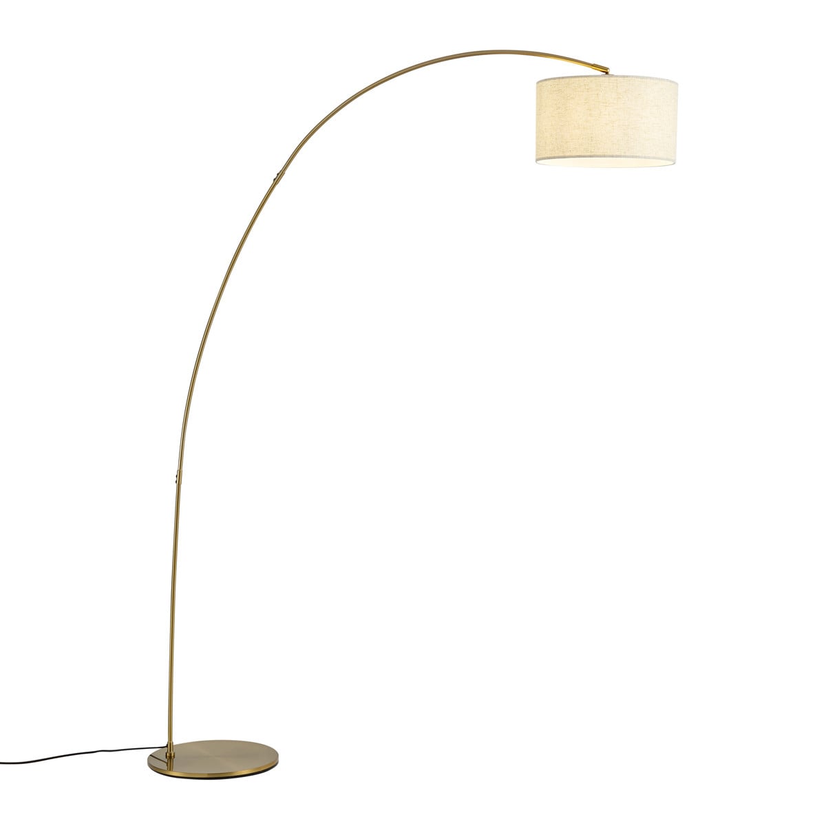 Qazqa Booglamp met LED voor woonkamer en home office