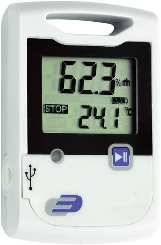 Dostmann electronic 5005-0002 LOG20 Multi-Datenlogger Messgröße Temperatur, Luftfeuchtigkeit -30 bis 60°C 0 bis 99% rF