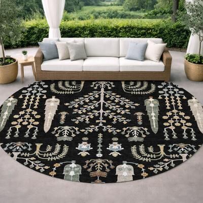 Addison Rugs Machine Washable Indoor/ Outdoor Global Hastings Chantille Rug