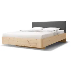 Gaderform Zirbenbett Gardena II - 100x200cm	Zirbe roh unbehandelt