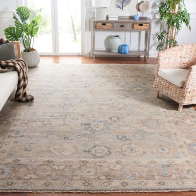 SAFAVIEH Hand-Knotted Samarkand Tawni Traditional Wool Rug