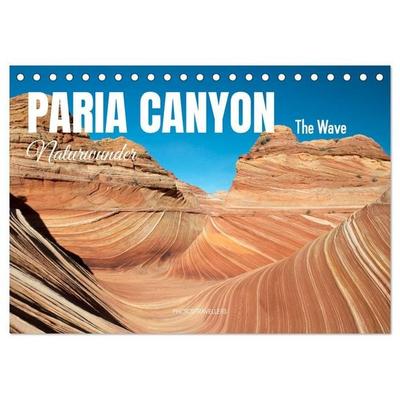 Paria Canyon - The Wave Naturwunder (Tischkalender 2027 DIN A5 quer), CALVENDO Monatskalender