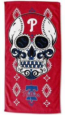 MLB Candy Skull Beach Towel