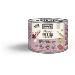 Macs Hund Puppy Rind und Ziege 6 x 200g