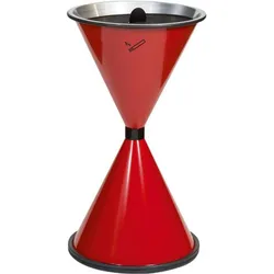 TKG, Aschenbecher, Standascher D405xH770mm rot Stahlblech