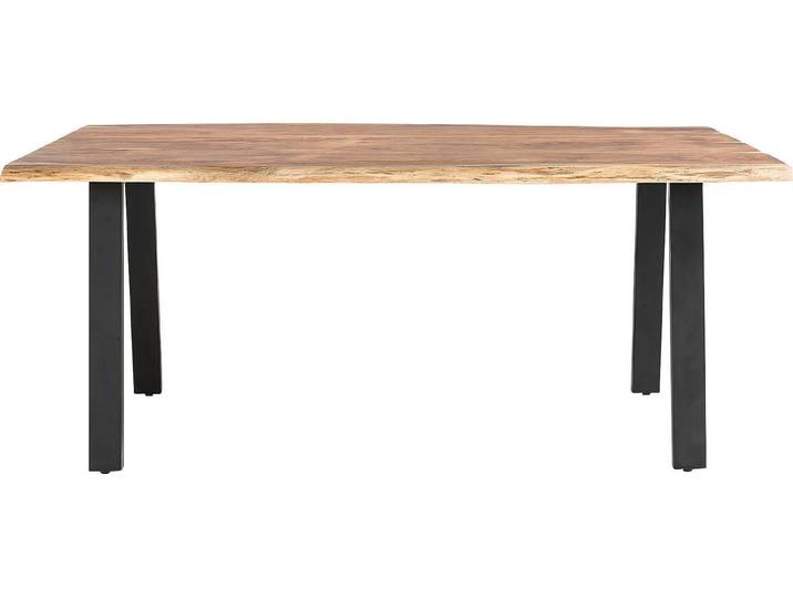 SalesFever Esstisch Designer-Tisch für stilvolle Mahlzeiten, Zweifach gewachstes, geöltes Massivholz