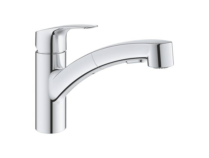 Eurosmart Mitigeur évier avec Douchette, Chrome (30305001)