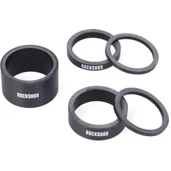 ROCKSHOX Spacer Set UD Carbon 5-teilig weiß