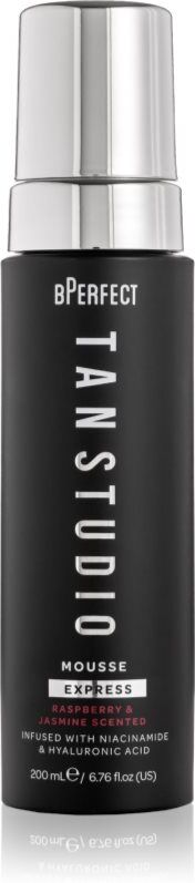 BPerfect Tan Studio Mousse Express self-tanning mousse with aroma Raspberry & Jasmine 200 ml