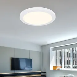 Deckenlampe LED Deckenlampe Tageslichtleuchte Wohnzimmerleuchte weiß D 29,8 cm