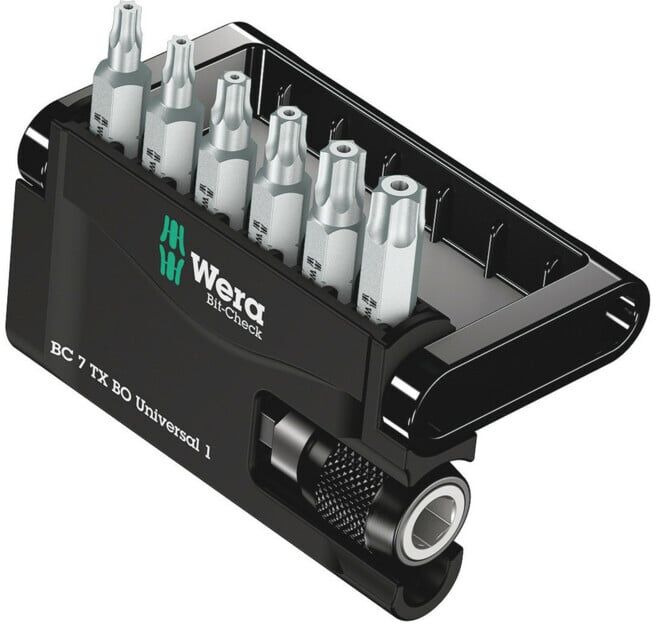 Bit-Check 7 TX BO Universal 1, 7 pièces ; Wera (05056158001)