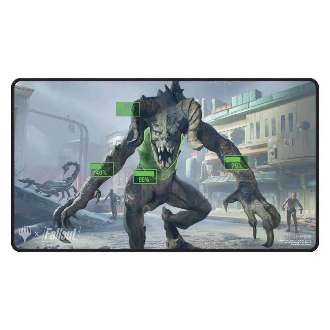 Ultra Pro UP - Fallout Black Stitched Playmat W for Magic: The Gathering (074427383299)