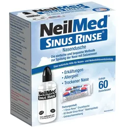 SinusRinse Nasendusche mit 60 Beuteln Nasenspülsalz 1 P