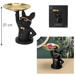 Sombo, Deko Figuren + Skulpturen, Deko Bulldoge schwarz