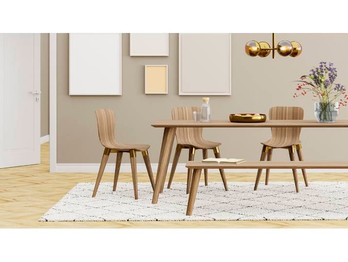 Tisch Stockholm aus Nussbaum - Esstisch aus Massivholz Nussbaum (amerika­nisch) Natur geölt