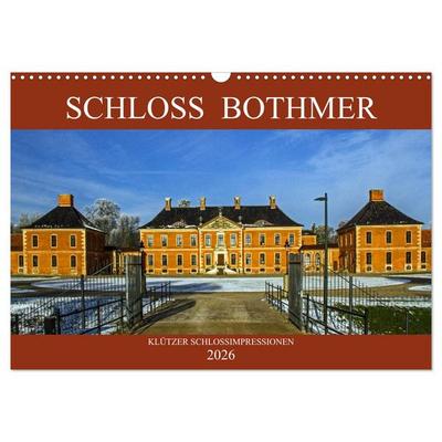Schloss Bothmer - Klützer Schlossimpressionen (Wandkalender 2026 DIN A3 quer), CALVENDO Monatskalender