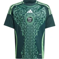 adidas FAF Algerien Auswärtstrikot 2024 Kinder IT2736 - mineral green 140