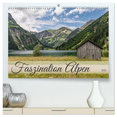 Faszination Alpen (hochwertiger Premium Wandkalender 2026 DIN A2 quer), Kunstdruck in Hochglanz