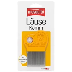 MOSQUITO Nissenkamm Metall mit Lupe 1 St
