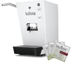 Lollo MACCHINA DA CAFFE' CAFFE' LOLLINA BASIC WHITE + BOX 40 CIALDE MIX CLASSICA