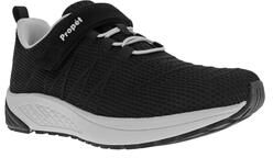 Wide Width Women's Tour Knit FX Sneaker by Propet in Black (Size 9 W)