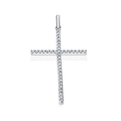Kettenanhänger ONE ELEMENT "0,15 ct Diamant Brillant Anhänger aus 585 Weißgold", silber, Schmuckanhänger, Damen, 0,15 mit Diamant, Diamanten Gold Weißgold 585, Diamanten, Gold, Weißgold 585, Kettenanhänger, Sanfte Brillanz – Diamantveredelung für...