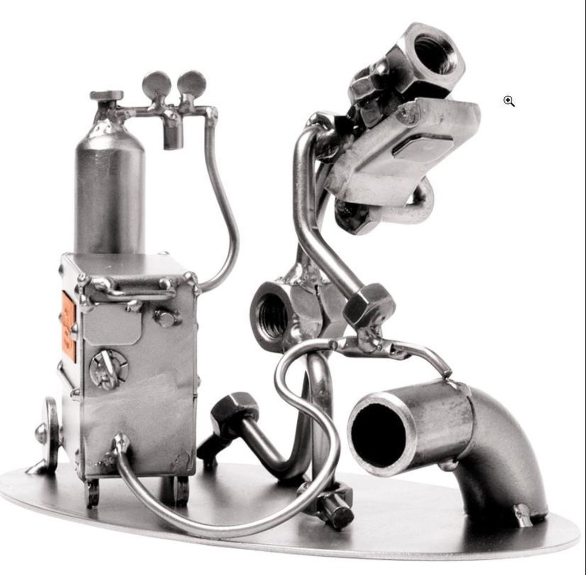 Hinz & Kunst smeedwerkfiguur lasser moerenbeeldje voor volwassenen