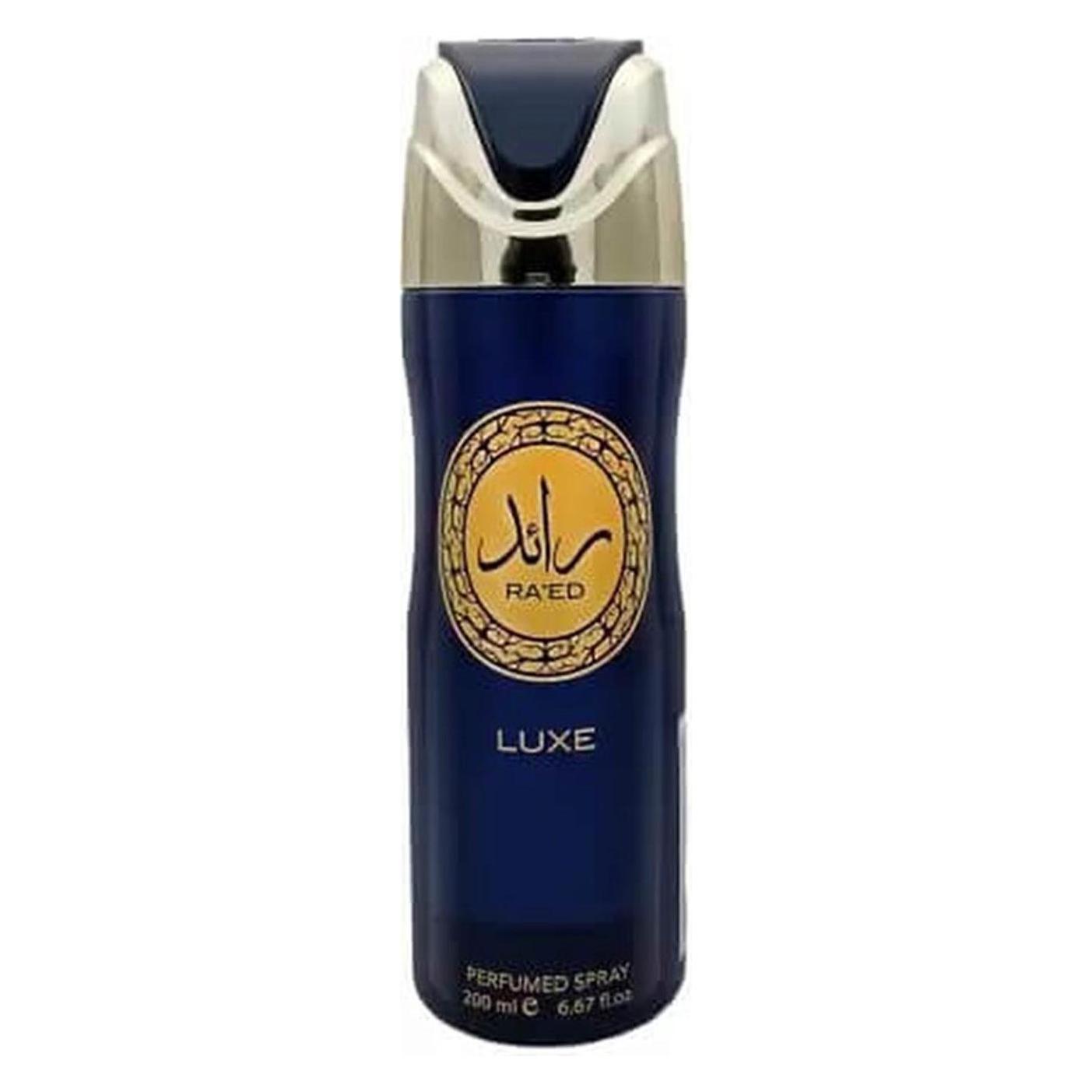 Lattafa Ra'ed Luxe Perfumed Deodorant Spray 6.7 Ounce Unisex (Spray, 200 ml) (6291108735305)