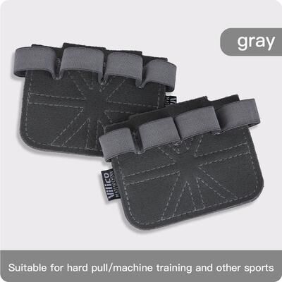 Youfap Market Men's And Women's Cowhide Weightlifting Gloves With Palm Protection, Fitness, Gymnastics, And Grip Strength Support grey