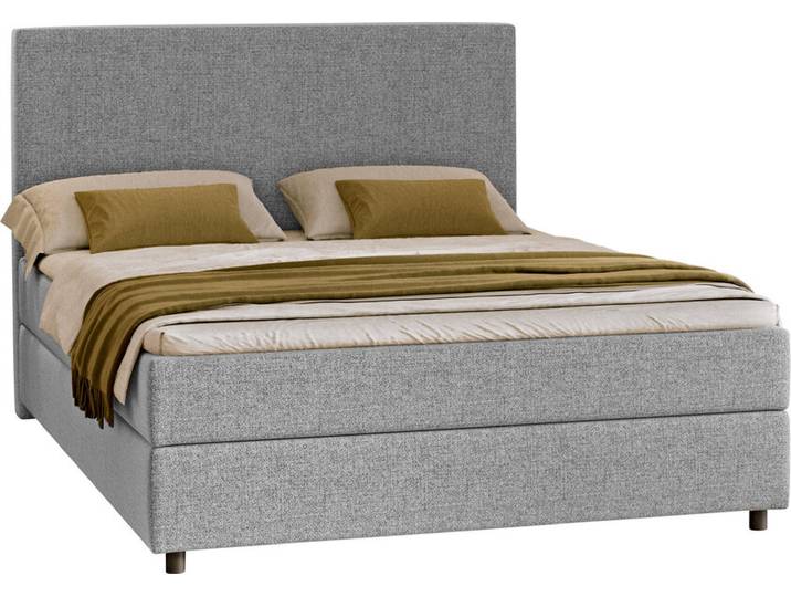 Boxspringbett MISTER 140 x 200 cm Textil gepolstert Helsinki...