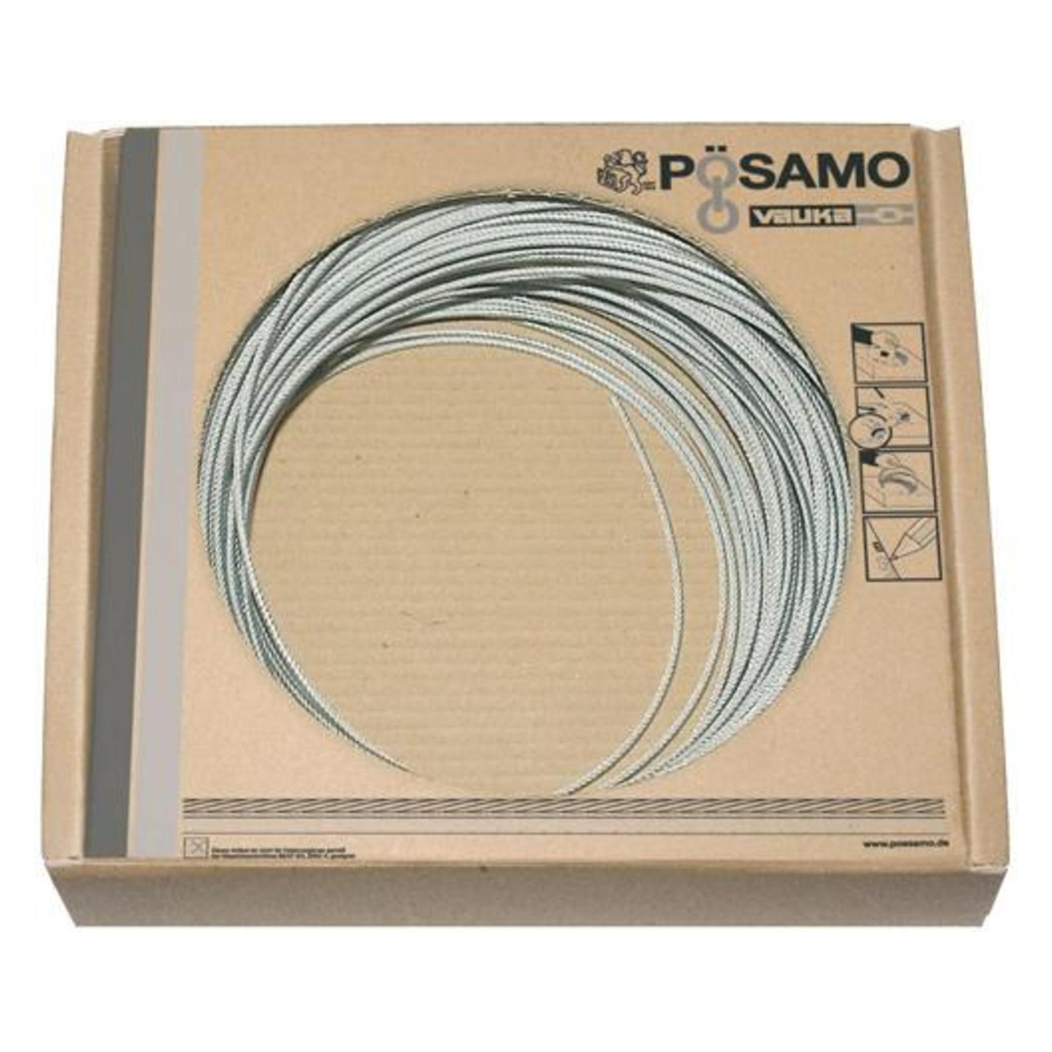 Pösamo Drahtseilbox 6x7 galZn 6,0mmx100m (4011645024883)