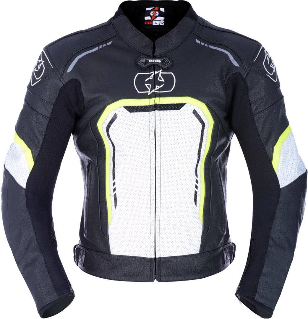 Oxford Strada Motorrad Lederjacke LM183102M