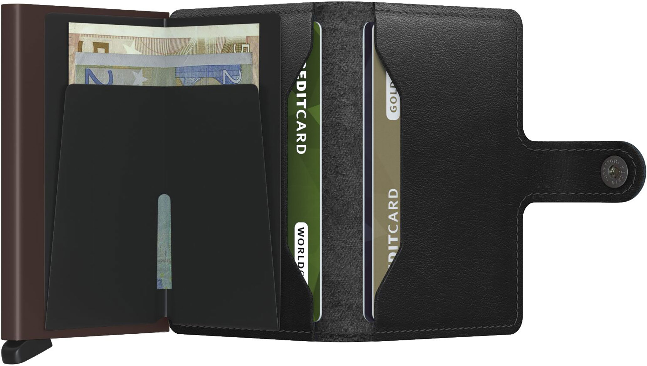 Secrid Miniwallet Original Black & Brown