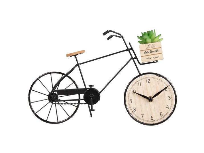 Fahrrad-Tischuhr, 36 x 21 cm