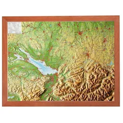 3D Reliefkarte Bodensee, Ratgeber von AndrÚ Engelhardt Markgraf