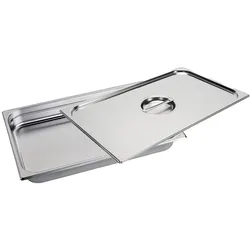 Gastronoble Gastro M Edelstahl GN-Behälter 100mm GN1/1 gelocht incl. Deckel - 100mm