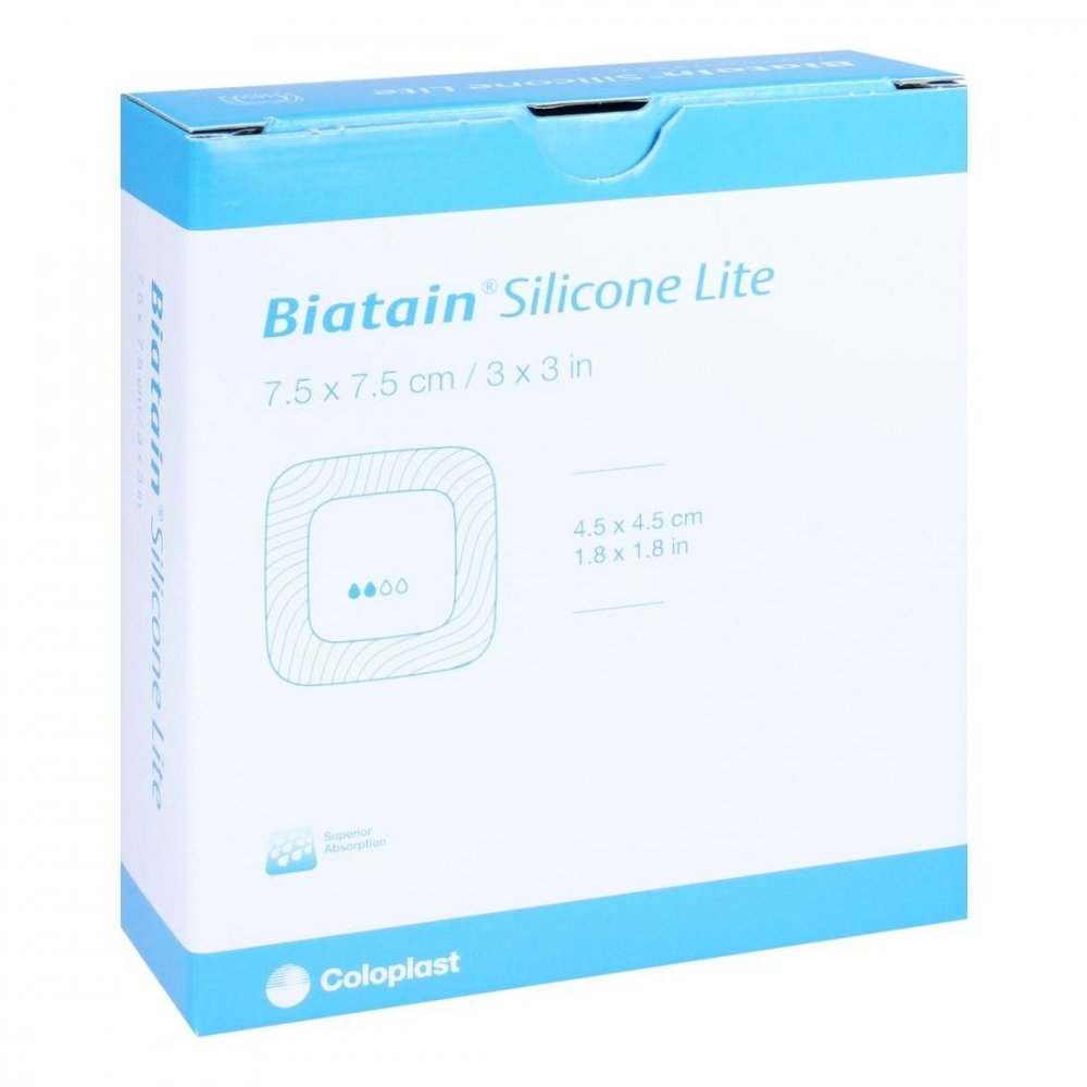 B2B Medical GmbH Biatain Silicone Lite Schaumverband 7,5x7,5 cm 11521943